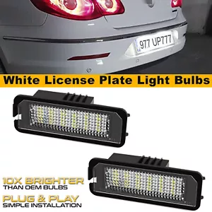 18 LED Number License Plate Light Lamp For VW Golf MK4 MK5 MK6 Passat Polo Eos - Picture 1 of 11