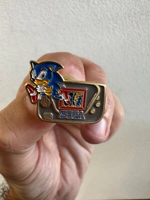 SEGA Game Gear Promotional Sonic The Hedgehog Badge VERY RARE IN MINT CONDITION! - Image 1 of 4