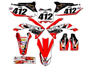 CRF 250 R 13 FLY 2010-2013 Red Senge Graphics Kit compatible con Honda - Imagen 1 de 10