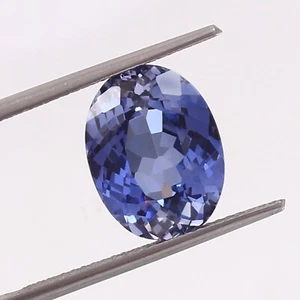 AAA 1,25 CT Zafiro Azul Real Natural Cachemira Piedra Preciosa Suelta Corte Ovalado 8x6 MM - Imagen 1 de 4