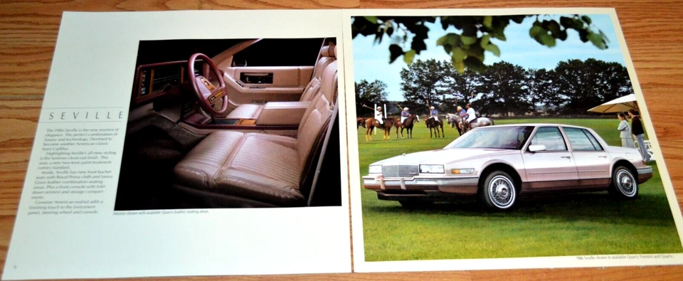 Cadillac Sevilla 1986 original gran distribuidor anuncio impreso 86 Foto 1 de 1