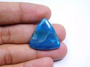 Pietra Preziosa Apatite Blu Neon Naturale Cabochon Sciolta per Gioielli 37 Cts. ME-2986 - Foto 1 di 2