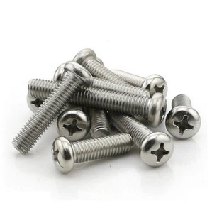 Tornillos de cabeza redonda Phillip Pan de acero inoxidable 304 perno M2 *3-60 M2,5*3-60 mm - Imagen 1 de 4