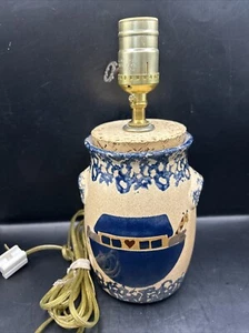 Three Rivers Pottery 1997 Ceramic Lamp Base Noah’s Ark Coshocton OH, Reva, Works - Picture 1 of 9