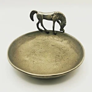 Cenicero de metal hecho a mano URSS de los años 40 edición limitada soviético coleccionable - Imagen 1 de 6