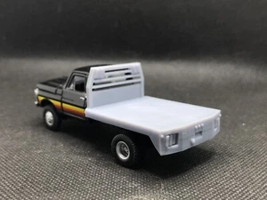 1:64 Scale 3D Printed DRW Flatbed Truck Body for Greenlight M2 and More - Picture 1 of 5