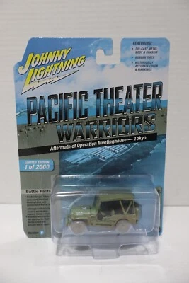 JEEP WILLYS MB WWII PACIFIC THEATER WARRIORS JOHNNY LIGHTNING TOKYO - Image 1 of 3