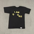 Diamond Supply Co. T-Shirt Mens Small Black Graphic Cotton Skater Casual