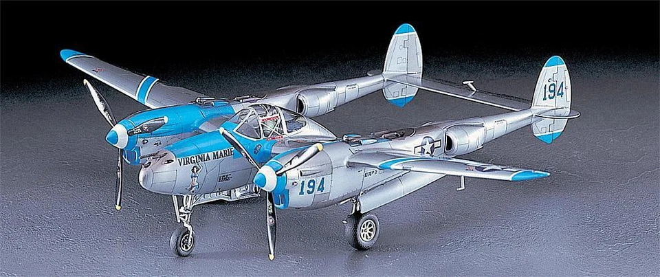 Hasegawa 09101 - 1/48 P-38J Fulmine - Nuovo - Immagine 1 di 1