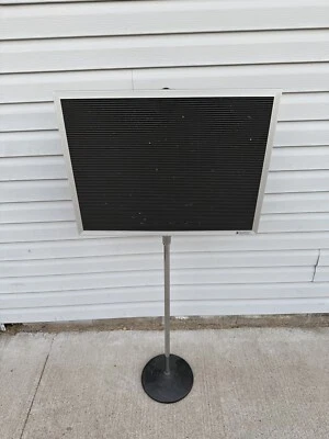 Quartet Pedestal Letter Board 24x18” Adjustable Height Stand - Image 1 of 4