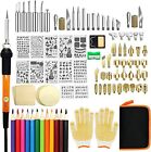 Wood Burning Kit 110 Pieces Wood Burning Tool with Adjustable Temperature 200...