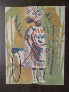 MENÚ CRUCERO S.S. ARGENTINA DE COLECCIÓN 3 DE DICIEMBRE DE 1961 DURBAN RICKSHAW BOY JANE OLIVER - Imagen 1 de 3