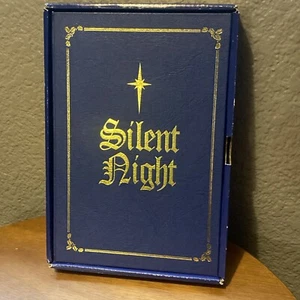 Mr. Christmas "Silent Night" Animated Musical Book 2002 Working - Picture 1 of 12