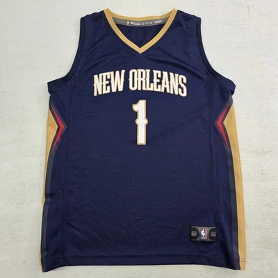 New Orleans Pelicans Jersey Blue Zion Williamson #1 Fanatics NBA Youth Boys XL - Image 1 of 4