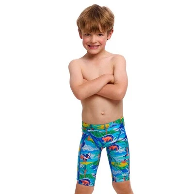 Funky Trunks Toddler Boys Duuude ECO Miniman Swimming Jammers, Boys Swimwear - Bild 1 von 3