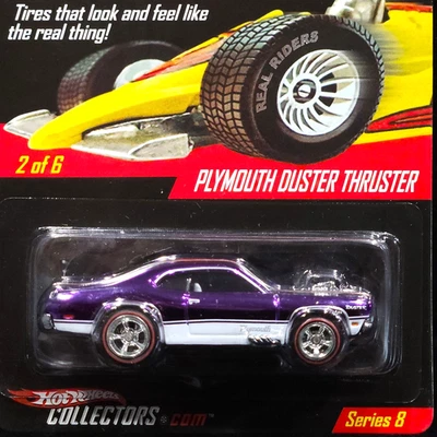 Hot Wheels Plymouth Duster Thruster RLC Real Riders Red Line Club Car HWC/06500 Foto 1 de 4