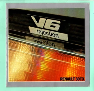 ▬► Prospectus Brochure Catalogue RENAULT 30 TX V6 Injection TS 1979 12p - Picture 1 of 4