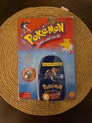 Pokemon Coleccionista Bolsas de Mármol #106 Hitmonlee Serie 1ª EDICIÓN SELLADO NUEVO Foto 1 de 4