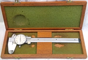 TESA 6" CALIPER .001" SWISS MADE SHOCKPROOF IN ORIGINAL CASE - GREAT CONDITION - Picture 1 of 11