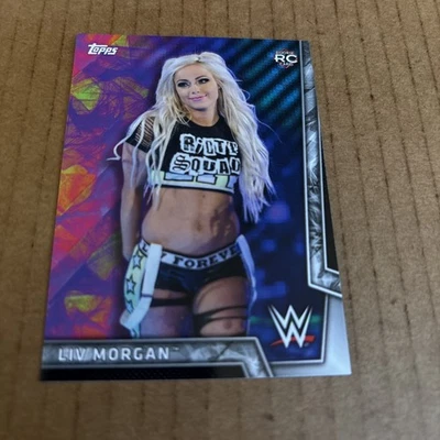 2018 Topps WWE Womens LIV MORGAN RC ROOKIE #15 Wrestling Superstar Card (f3) - Image 1 of 2