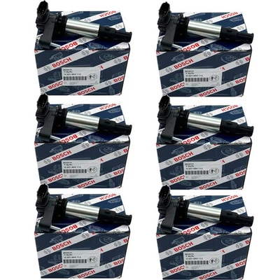 6 Pack Bosch Ignition Coils 0221604112 For 2004-2009 Cadillac Saab Buick V6 2.8L - Image 1 of 4