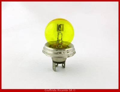 2x Lampada Lampadina Gialla Faro 45/40 W Watt 12V Volts Vespa T5 125 ORION - Image 1 of 3