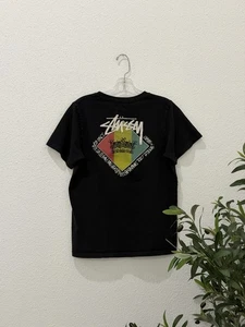 Stussy Rasta Skate Surf Reggae Grafik T-Shirt Größe Small - Bild 1 von 10