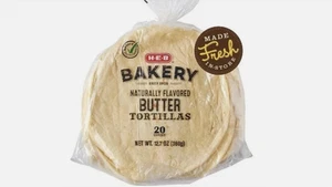 HEB Bakery Butter Flour Tortillas (5 pack) 20 count each bag JUST MAKE GRANDMA'S - Picture 1 of 1