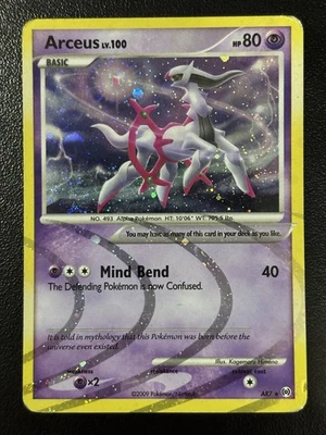 Pokémon TCG Arceus AR7 Platinum: Arceus Holofoil Rare HP - Image 1 of 2