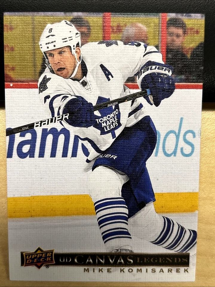 2020-21 20/21 SP Signature Edition Legends UD Canvas C-73 Mike Komisarek Leafs - Image 1 of 2