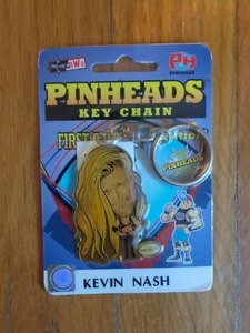 NUOVO WCW nWo Kevin Nash Pinheads portachiavi wrestling WWE WWF ECW NXT NWA ROH AEW - Foto 1 di 1