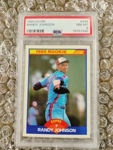 1989 SCORE #645 RANDY JOHNSON RC EXPOS HOF PSA - Bild 1 von 1