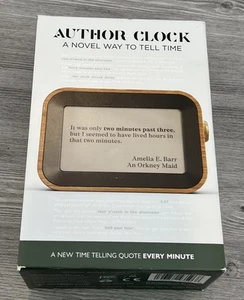 Author Clock: A Novel Way to Tell Time - Vol 1 ONLY - FREE SHIP! - Picture 1 of 6