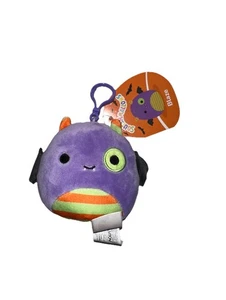 Blaze Halloween Monster Bat 3.5” Squishmallows Keychain Clip Plush - Picture 1 of 6