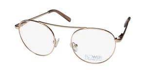 NUEVAS GAFAS FLOR 6033 LENA 48-19-135 PILOTO MUJER BORDE COMPLETO METAL DORADO Y - Imagen 1 de 8