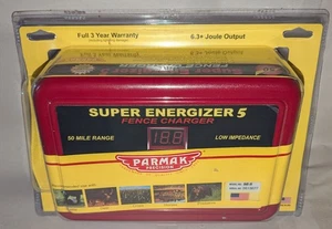 Super Energizer 5 Electric Fence Charger, 50-Mile, Low Impedance, Plug-In, 110-1 - Picture 1 of 1
