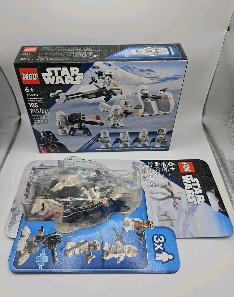 Lego Star Wars Gift Pack 75320 Snowtrooper Battle Pack & 40557 Defense of Hoth - Imagem 1 de 3