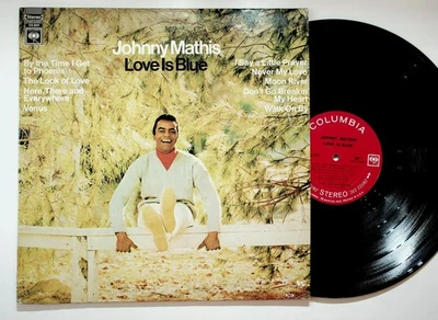 Johnny Mathis Love Is Blue LP Columbia CS 9637 Stereo 1968 Pop Vocal - Image 1 of 4