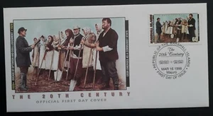 1998 Marshall Islands 20th Century- the 1920s FDC ties 60c stamp with cachet - Bild 1 von 2