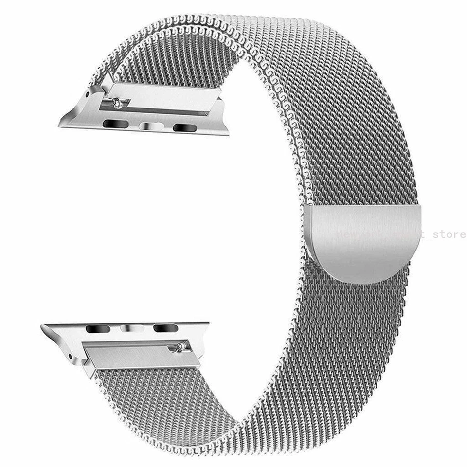 Correa magnética de acero inoxidable para Apple Watch iWatch 11 10 9 8 7 65 SE 3 2 Foto 1 de 4
