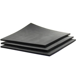 Almohadillas de goma multiusos 3 piezas alfombrillas de alta resistencia, cortadas a medida 150 mm x 150 mm x 4 mm - Imagen 1 de 5