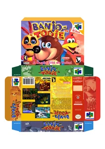 Nintendo 64 Banjo Tooie Printable Box - Photoshop Art To Print - Picture 1 of 1