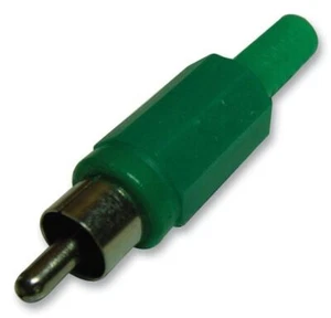 PRO SIGNAL - Plug, Phono, Green, 10 Pack - Picture 1 of 1