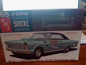 AMT 1965 GALAXIE XL CV ANNUAL SCREWBOTTOM-6115-200 BUILT MODEL CAR - Picture 1 of 4