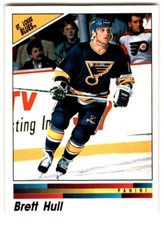 1990-91 Panini Stickers Brett Hull #262 St. Louis Blues