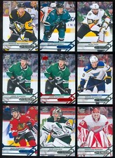 2020-21 UPPER DECK Overtime (WAVE 1) GOLD Red Blue CENTER OF ECELLENCE SEE LIST