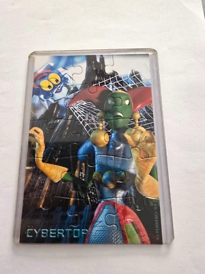 Nr. 1)  Ü ei Puzzle  CYBERTOP 2002   unten Rechts  mit BPZ    Rückseite Braun - Bild 1 von 2