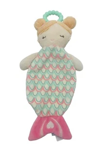 Douglas Bebé Sirena Peluche Mordedor Manta de Seguridad Lovey Juguete Suave Muñeca Plana 12" - Imagen 1 de 13