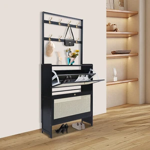 Thickened Durable Doorway Entrance Wall Durable Shoe Cabinet Flip Door Shoe Rack - Picture 1 of 12