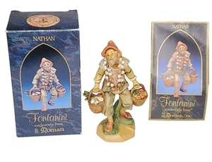 Fontanini Depose Italy Roman Nathan 5" Figurine Box & Story Card Nativity - Picture 1 of 11
